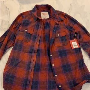Red and purple flannel, Size M